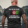 Afghan Afghan Flag Afghan Afghan T-Shirt mit Rückendruck Geschenke für alte Männer