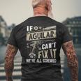 Aguilar Family Name If Aguilar Can't Fix It Men's T-shirt Back Print Gifts for Old Men