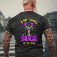 It Aint Going To Suck Itself Mardi Gras Crawfish Mens Back Print T-shirt Gifts for Old Men