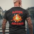 Alcohol Dependent Alcohol T-Shirt mit Rückendruck Geschenke für alte Männer