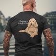 Alles Ist Golden Mit Meinem Goldendoodle T-Shirt mit Rückendruck Geschenke für alte Männer