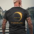 America Total Solar Eclipse 2024 Vermont 04 08 24 Usa Men's T-shirt Back Print Gifts for Old Men