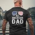 All American Dad 4Th Of July Us Patriotic Pride Mens Back Print T-shirt Gifts for Old Men