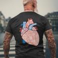 Anatomie Herz Für Kardiologie Doktoren Herz Anatomie T-Shirt mit Rückendruck Geschenke für alte Männer