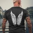 Angel Wings Angel Wings Angel Wings Angelwings Angel T-Shirt mit Rückendruck Geschenke für alte Männer