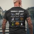 Animals Of The World Rare Animals Memes Men's T-shirt Back Print Gifts for Old Men