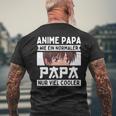 Anime Papaatertagatertagsgeschenk Anime Papaater T-Shirt mit Rückendruck Geschenke für alte Männer