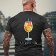 Aperölchen Spritz Summer Drink Cocktail Drink S T-Shirt mit Rückendruck Geschenke für alte Männer