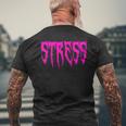 ArbeitsgruppeStress T-Shirt mit Rückendruck Geschenke für alte Männer