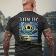 Art Total Solar Eclipse 2024 Paducah Ky Men's T-shirt Back Print Gifts for Old Men