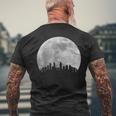 Atlanta Skyline Moon Pride Georgia Vintage Atlanta Men's T-shirt Back Print Gifts for Old Men