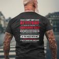 I Get My Attitude From My Freaking Awesome Dad Family Mens Back Print T-shirt Gifts for Old Men
