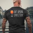 Auf Aperol Spritztour T-Shirt mit Rückendruck Geschenke für alte Männer