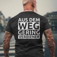 Aus Dem Weg Geringverdiener Capitalism Meme T-Shirt mit Rückendruck Geschenke für alte Männer