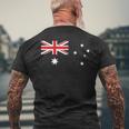 For Australian Australia Flag Day Men's T-shirt Back Print Gifts for Old Men