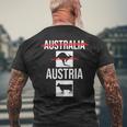 Austria Nicht Australia Österreich Kuh Nicht Känguru T-Shirt mit Rückendruck Geschenke für alte Männer