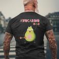 Avocardio Avocado Fitness Workout Avo-Cardio Exercise Tank Top Mens Back Print T-shirt Gifts for Old Men