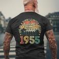 Awesome Since July 1955 Vintage 69Th Birthday Men Men's T-shirt Back Print Gifts for Old Men