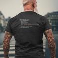Aws Eat Sleep Code Repeat Reinforce Cloud Code Block Mens Back Print T-shirt Gifts for Old Men