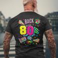Back To 80'S 1980S Vintage Retro Eighties Costume Party Men's T-shirt Back Print Gifts for Old Men