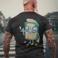Baked Beans Marijuana Cannabis 420 WeedPot Men's T-shirt Back Print Gifts for Old Men
