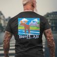 Banff Colorful Moose Nature Wildlife Summer Spring Men's T-shirt Back Print Gifts for Old Men