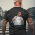 Barack Obama Retro Collegeintage Young Obama T-Shirt mit Rückendruck Geschenke für alte Männer