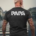 Basketball-Papa Lustiger Papa Basketball-Vater-Geschenk T-Shirt mit Rückendruck Geschenke für alte Männer