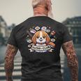 Beagle Fantasie Sushi Club Dog T-Shirt mit Rückendruck Geschenke für alte Männer