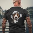 Beagle Lover Dog Lover Beagle Owner Beagle Men's T-shirt Back Print Gifts for Old Men