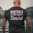 Beautifully Biracial Mixed Dna Strand Men's T-shirt Back Print Gifts for Old Men