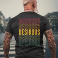 Begieriger Stolz Begierig T-Shirt mit Rückendruck Geschenke für alte Männer