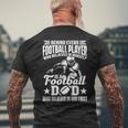 Behind Every Football Player Is A Football Dad Game Day Top Mens Back Print T-shirt Gifts for Old Men