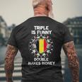 Belgien Flagge Darts Spieler Trikot Dart T-Shirt mit Rückendruck Geschenke für alte Männer