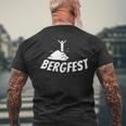 Bergfest Freude Mitte Der Woche Höhepunkt Wednesday T-Shirt mit Rückendruck Geschenke für alte Männer