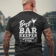 Best Bartender Everhaupt Drinks Mixer Barmann T-Shirt mit Rückendruck Geschenke für alte Männer
