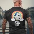 Best Dad Ever Dad Father's Day Men's T-shirt Back Print Gifts for Old Men