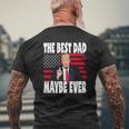 The Best Dad Maybe Ever Father Trump Mens Back Print T-shirt Gifts for Old Men