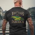 Best Dads Are From Jamaica Fathers Day Men's T-shirt Back Print Gifts for Old Men