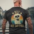 Best Dog Dad Ever Maltese Father's Day Men's T-shirt Back Print Gifts for Old Men