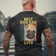 Best Dog French Bulldog Dad Ever For Father's Day Men's T-shirt Back Print Gifts for Old Men
