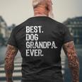Best Dog Grandpa Ever Cool Camiseta Hombre Estampado Espalda Regalos para ancianos