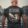 Best Friend Cavalier King Charles Spaniel Dog Men's T-shirt Back Print Gifts for Old Men