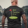 Best Granddad By Par Father’S Day Golfing For Grandpa Men's T-shirt Back Print Gifts for Old Men