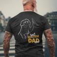 Best Maltese Dad Ever Maltese Daddy Maltese Dog Maltese Dad Men's T-shirt Back Print Gifts for Old Men