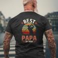 Best Papa By Par Golfing Golf Golfer Mens Back Print T-shirt Gifts for Old Men