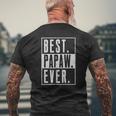 Best Papaw Ever American Flag Vintage For Men Father's Day Mens Back Print T-shirt Gifts for Old Men