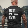 Best Papaw Ever Cool Father's Day Mens Back Print T-shirt Gifts for Old Men