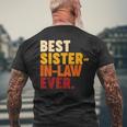 Best Sister-In-Law Ever Men's T-shirt Back Print Gifts for Old Men
