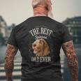 Best Spinone Dad Ever Italian Spinone Dog Vintage Men's T-shirt Back Print Gifts for Old Men